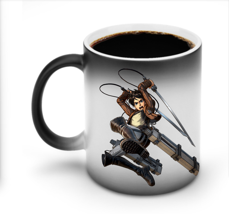 （画像用） 進撃の巨人 エレン･イェーガー Attack on Titan Eren Jäger 温度変色マグカップ