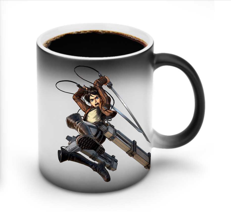 （画像用） 進撃の巨人 エレン･イェーガー Attack on Titan Eren Jäger 温度変色マグカップ