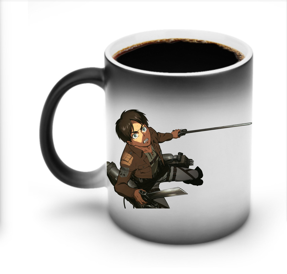 （画像用） 進撃の巨人 エレン･イェーガー Attack on Titan Eren Jäger 温度変色マグカップ