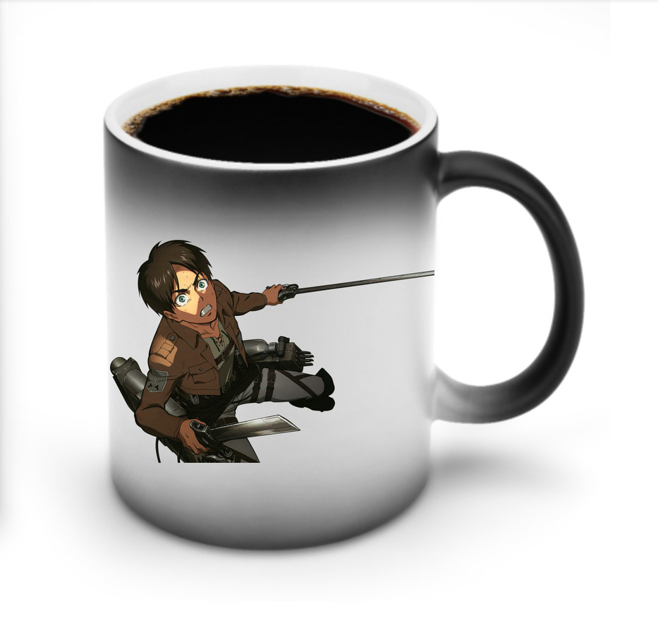 （画像用） 進撃の巨人 エレン･イェーガー Attack on Titan Eren Jäger 温度変色マグカップ