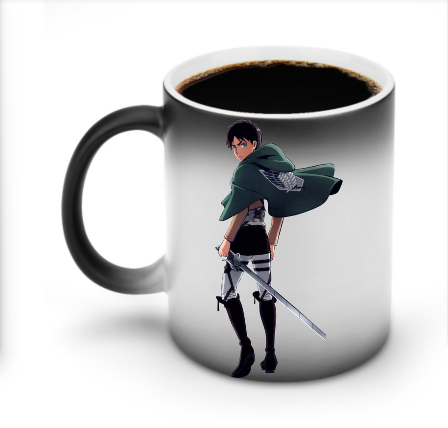 （画像用） 進撃の巨人 エレン･イェーガー Attack on Titan Eren Jäger 温度変色マグカップ