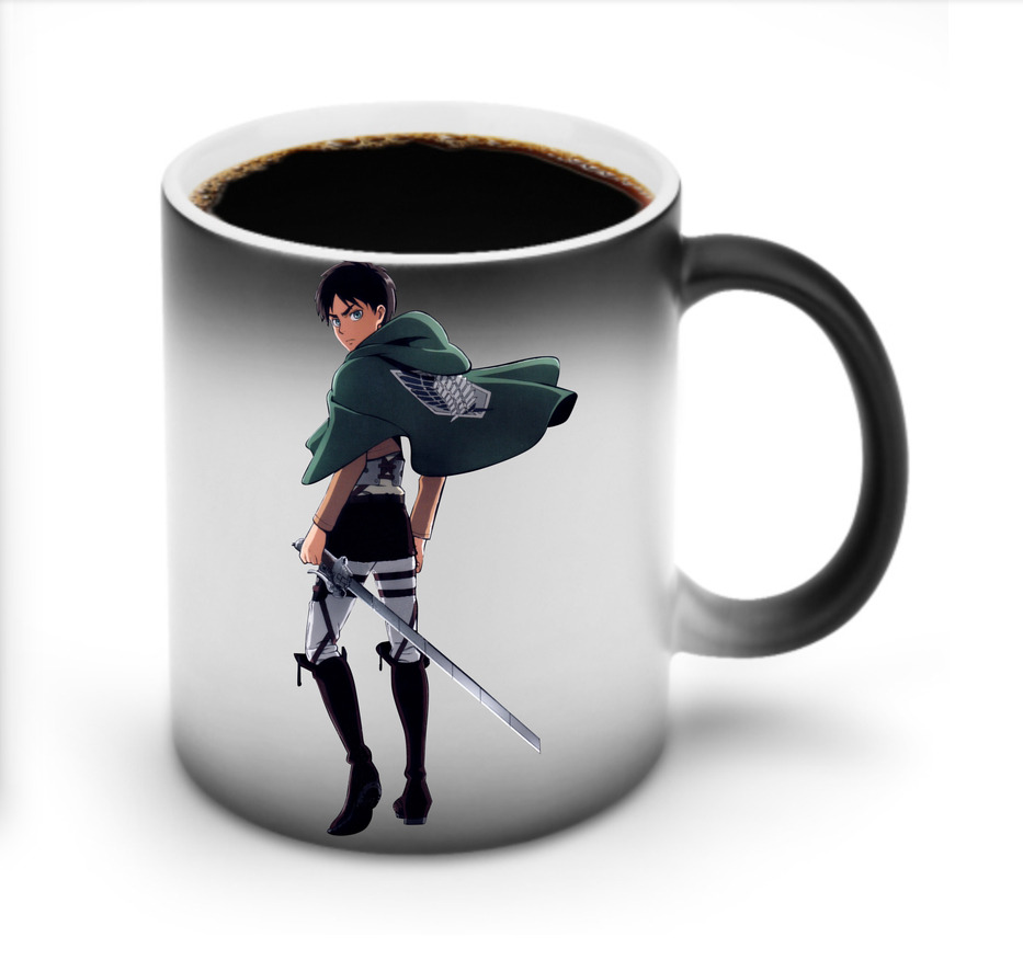 （画像用） 進撃の巨人 エレン･イェーガー Attack on Titan Eren Jäger 温度変色マグカップ