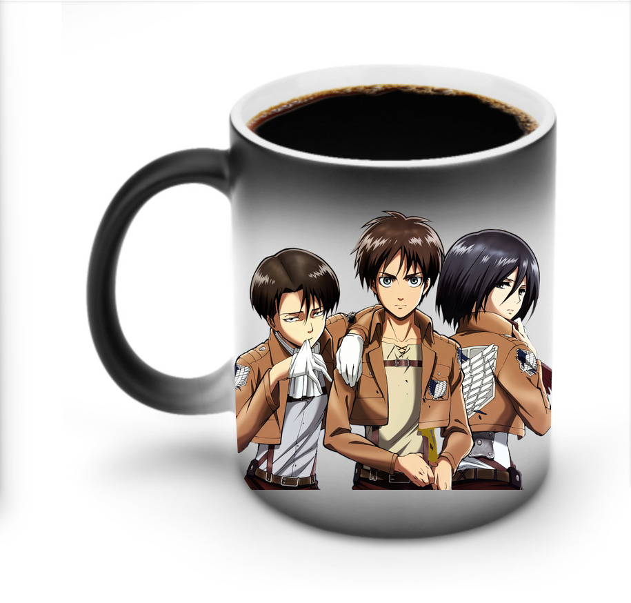 （画像用） 進撃の巨人 エレン･イェーガー Attack on Titan Eren Jäger 温度変色マグカップ