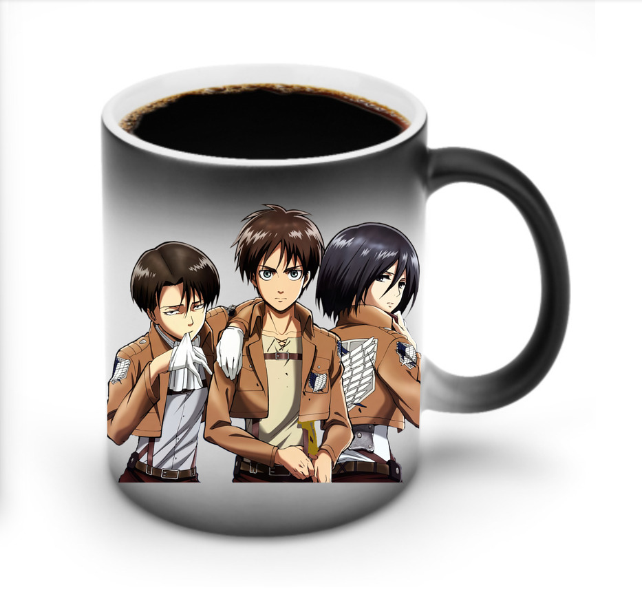 （画像用） 進撃の巨人 エレン･イェーガー Attack on Titan Eren Jäger 温度変色マグカップ