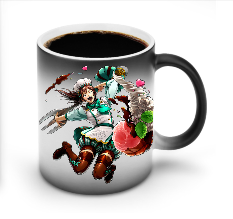 （画像用） 進撃の巨人 サシャ·ブラウス Attack on Titan Sasha Blaus 温度変色マグカップ