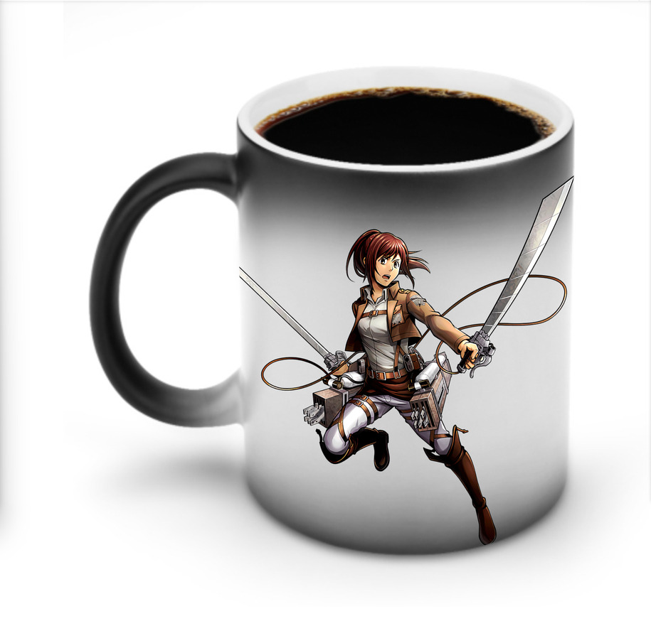 （画像用） 進撃の巨人 サシャ·ブラウス Attack on Titan Sasha Blaus 温度変色マグカップ