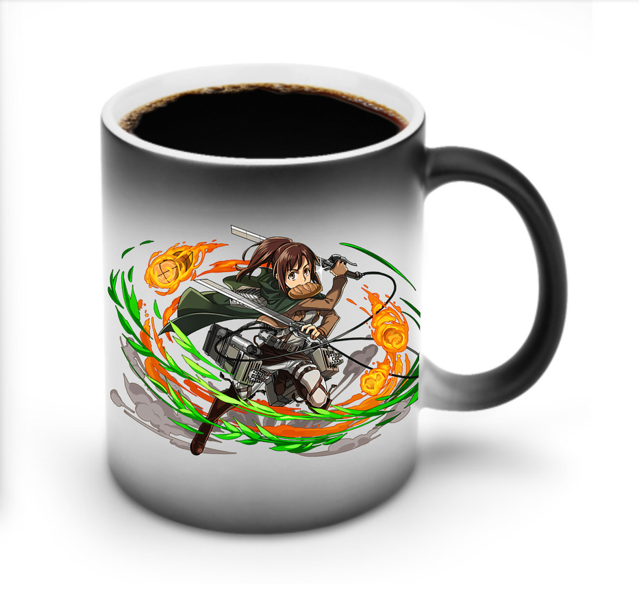（画像用） 進撃の巨人 サシャ·ブラウス Attack on Titan Sasha Blaus 温度変色マグカップ