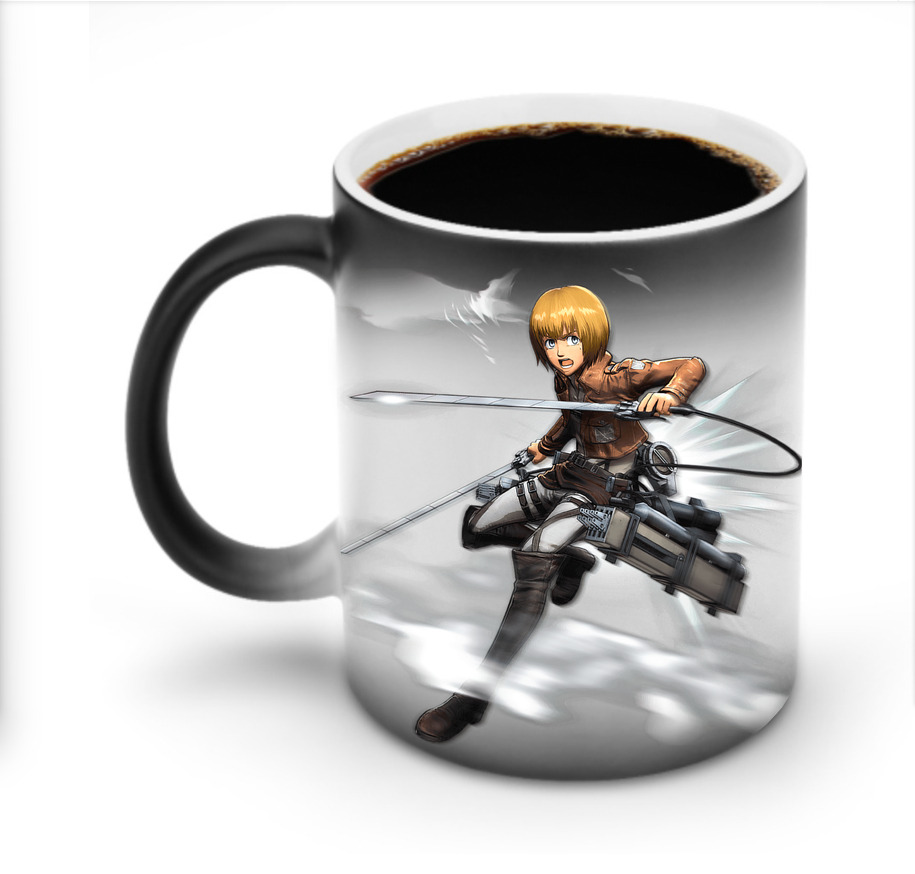 （画像用） 進撃の巨人 アルミン·アルレルト Attack on Titan Armin Arlert 温度変色マグカップ