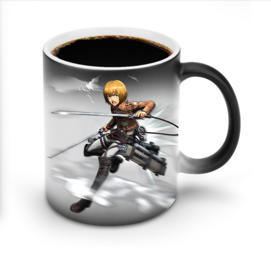 （画像用） 進撃の巨人 アルミン·アルレルト Attack on Titan Armin Arlert 温度変色マグカップ