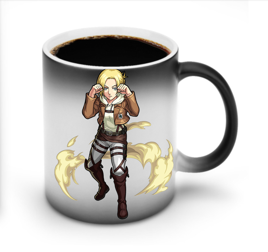 （画像用） 進撃の巨人 アニ・レオンハート Attack on Titan Annie Leonhart 温度変色マグカップ