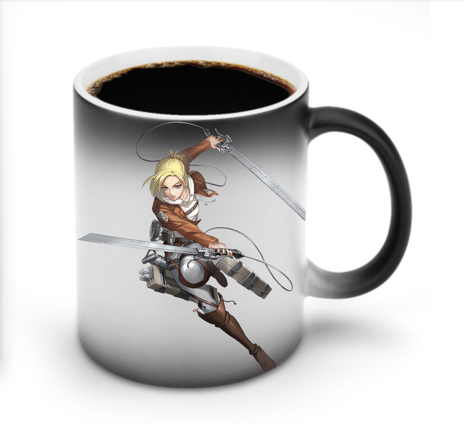 （画像用） 進撃の巨人 アニ・レオンハート Attack on Titan Annie Leonhart 温度変色マグカップ