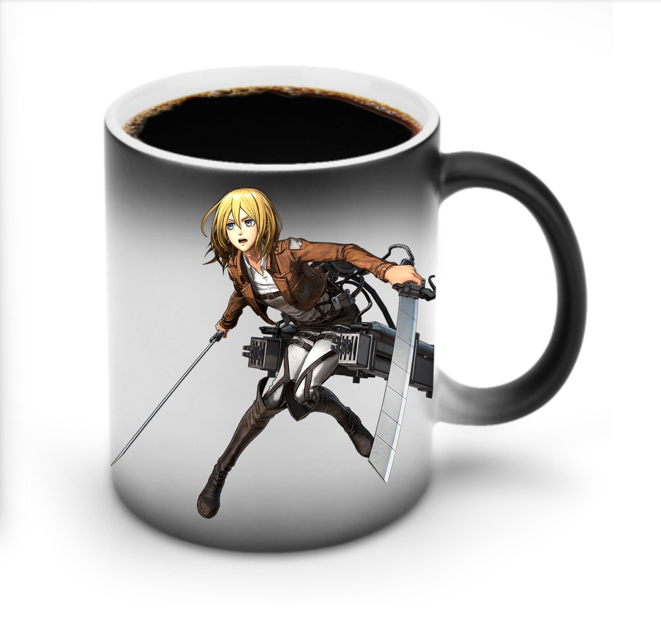 （画像用） 進撃の巨人 クリスタ·レンズ Attack on Titan Christa Lenz 温度変色マグカップ