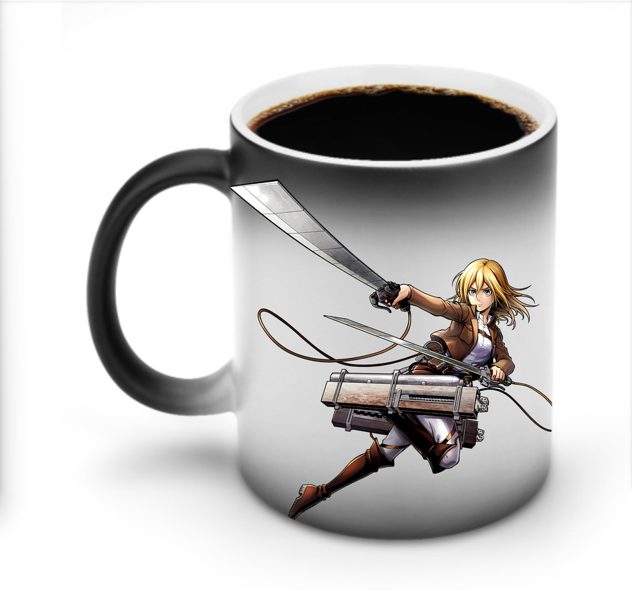 （画像用） 進撃の巨人 クリスタ·レンズ Attack on Titan Christa Lenz 温度変色マグカップ