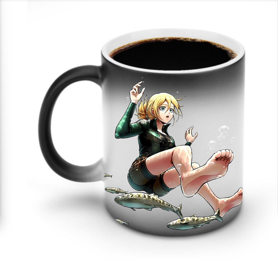 （画像用） 進撃の巨人 クリスタ·レンズ Attack on Titan Christa Lenz 温度変色マグカップ