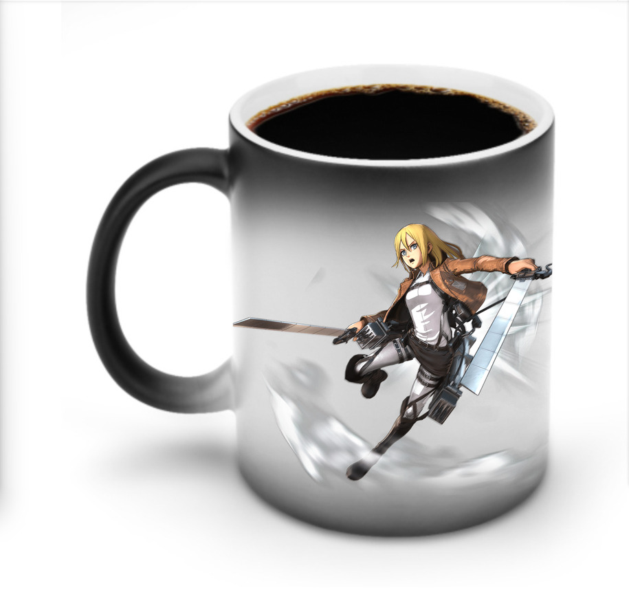 （画像用） 進撃の巨人 クリスタ·レンズ Attack on Titan Christa Lenz 温度変色マグカップ
