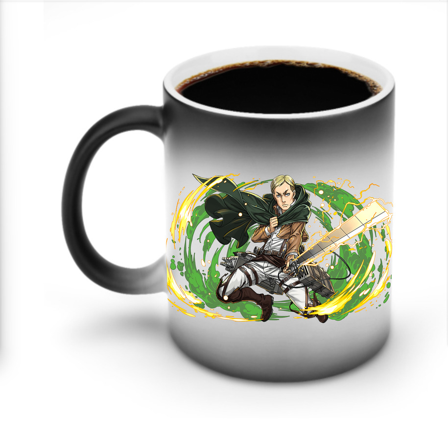 （画像用） 進撃の巨人 エルヴィン・スミス Attack on Titan Erwin Smith 温度変色マグカップ