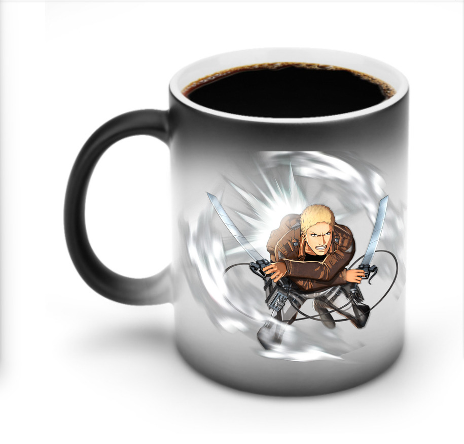 （画像用） 進撃の巨人 ライナー・ブラウン Attack on Titan Reiner Braun 温度変色マグカップ