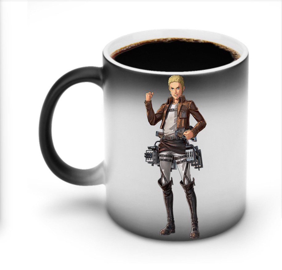 （画像用） 進撃の巨人 ライナー・ブラウン Attack on Titan Reiner Braun 温度変色マグカップ
