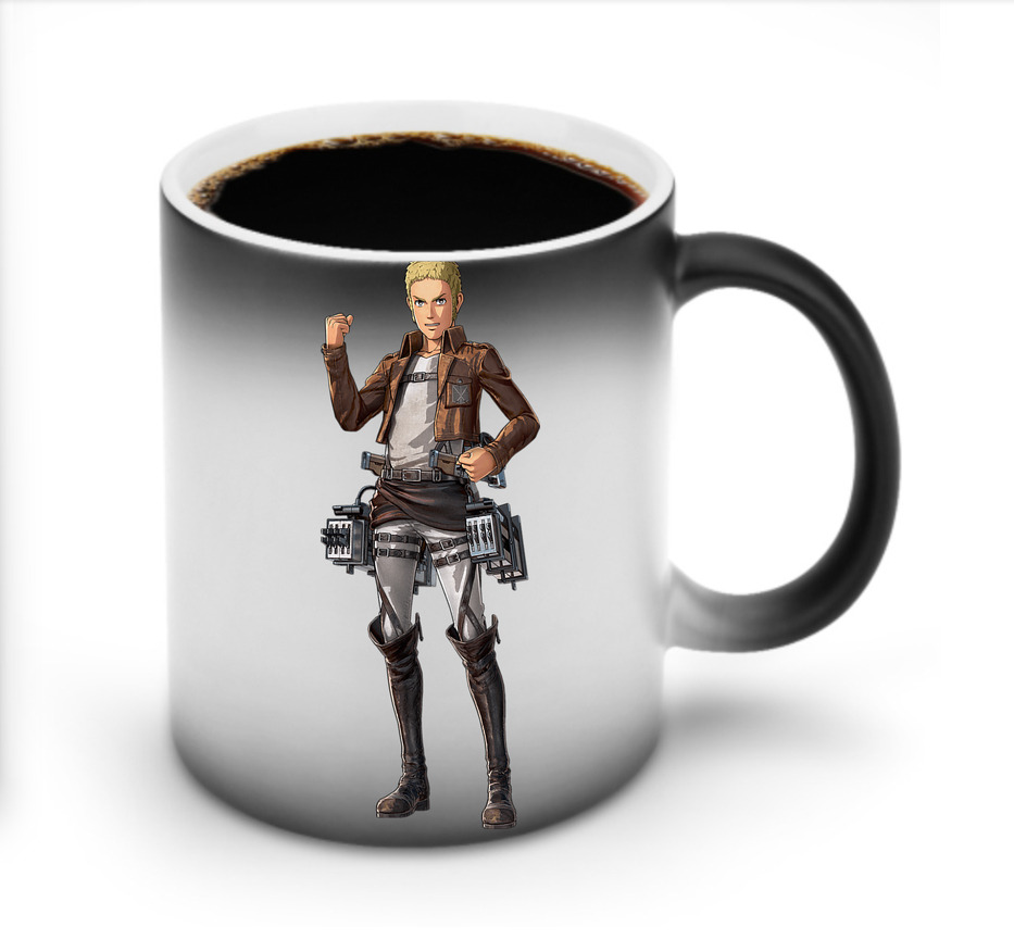 （画像用） 進撃の巨人 ライナー・ブラウン Attack on Titan Reiner Braun 温度変色マグカップ