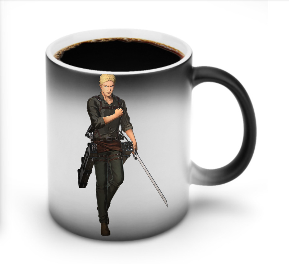 （画像用） 進撃の巨人 ライナー・ブラウン Attack on Titan Reiner Braun 温度変色マグカップ