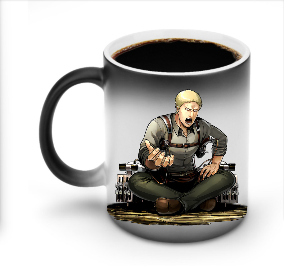 （画像用） 進撃の巨人 ライナー・ブラウン Attack on Titan Reiner Braun 温度変色マグカップ