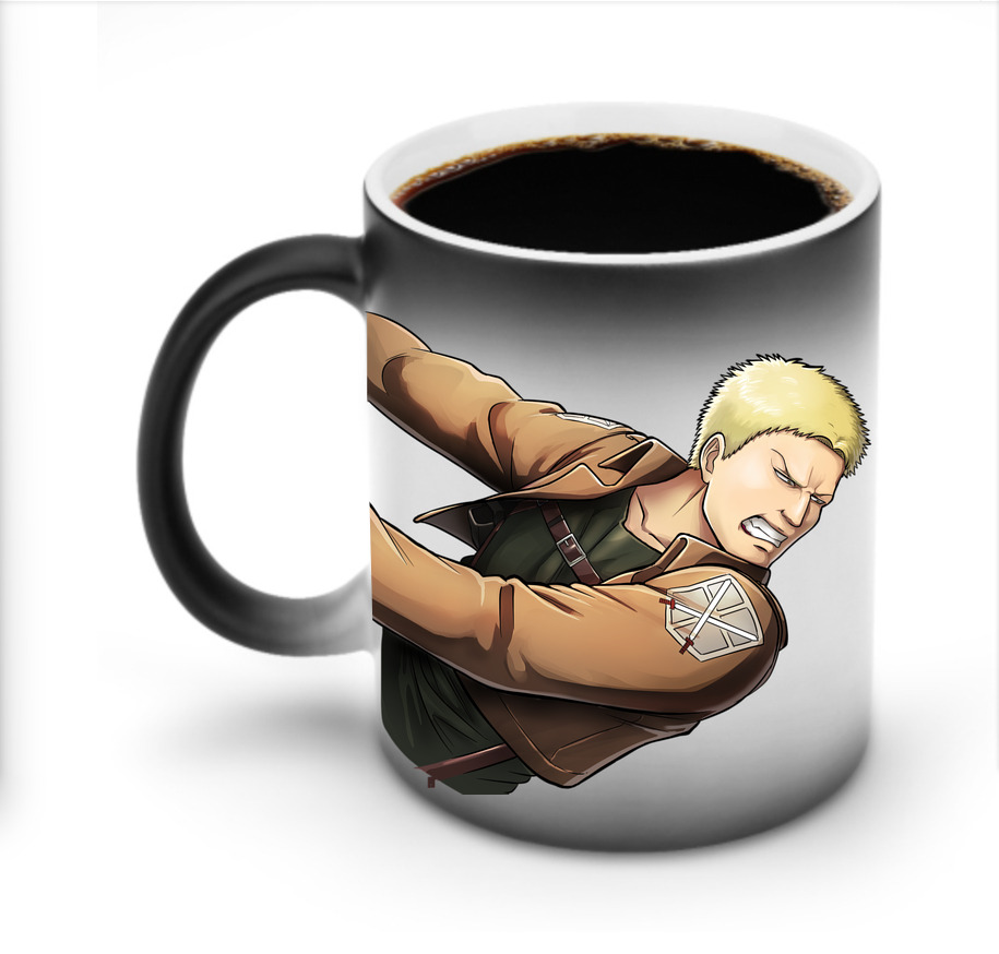（画像用） 進撃の巨人 ライナー・ブラウン Attack on Titan Reiner Braun 温度変色マグカップ