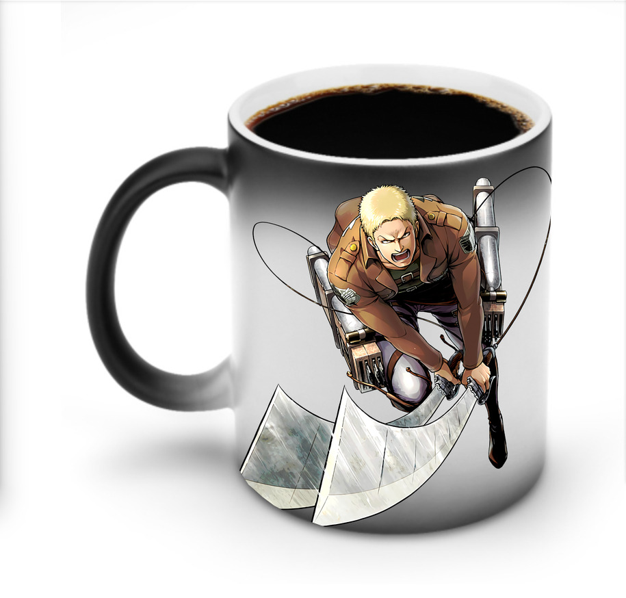 （画像用） 進撃の巨人 ライナー・ブラウン Attack on Titan Reiner Braun 温度変色マグカップ