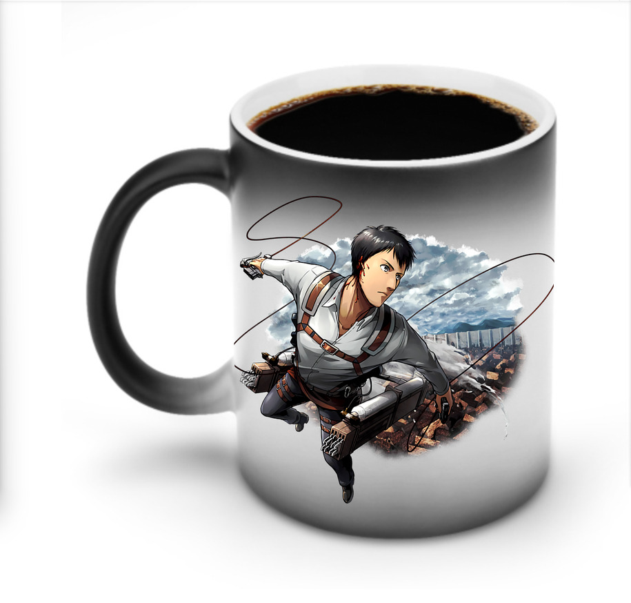 （画像用） 進撃の巨人 ベルトルト・フーバー Attack on Titan Bertholdt Hoover 温度変色マグカップ