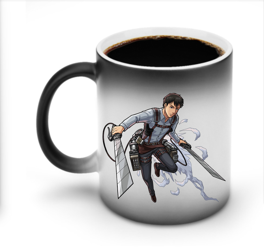 （画像用） 進撃の巨人 ベルトルト・フーバー Attack on Titan Bertholdt Hoover 温度変色マグカップ