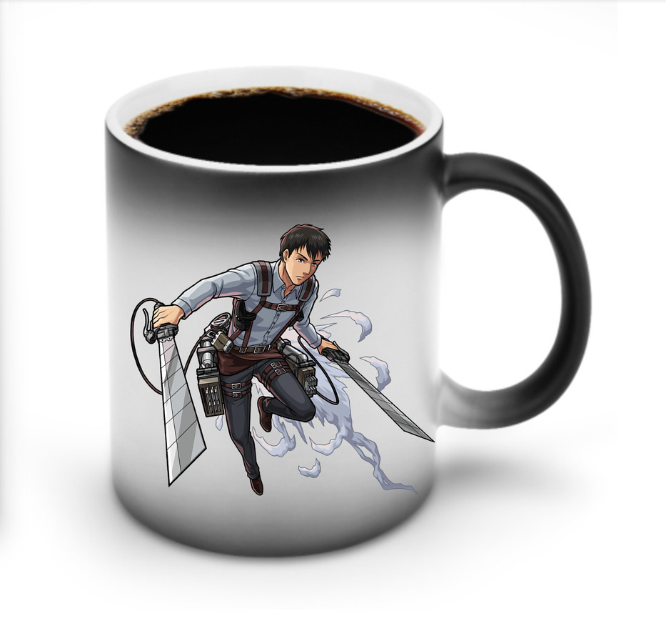 （画像用） 進撃の巨人 ベルトルト・フーバー Attack on Titan Bertholdt Hoover 温度変色マグカップ