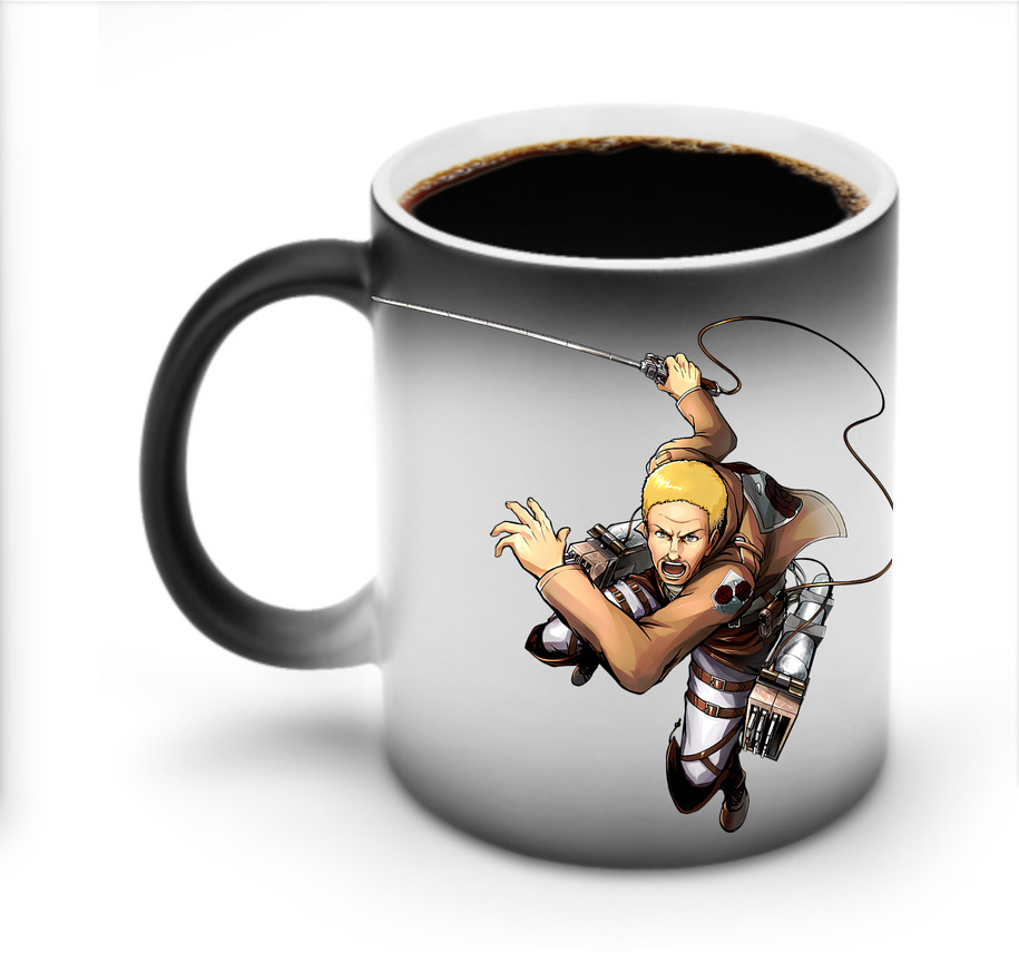 （画像用） 進撃の巨人 ハンネス Attack on Titan Hannes 温度変色マグカップ