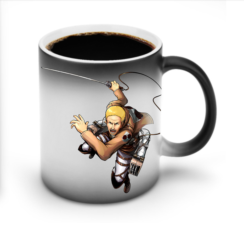 （画像用） 進撃の巨人 ハンネス Attack on Titan Hannes 温度変色マグカップ