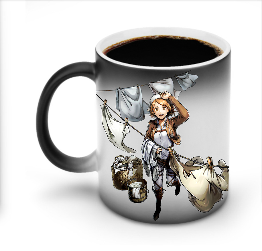 （画像用） 進撃の巨人 ペトラ·ラル Attack on Titan Petra Rall 温度変色マグカップ