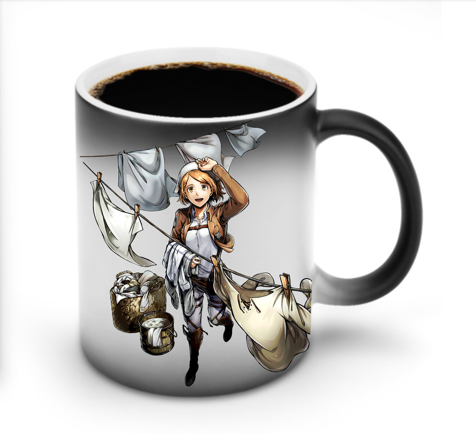 （画像用） 進撃の巨人 ペトラ·ラル Attack on Titan Petra Rall 温度変色マグカップ