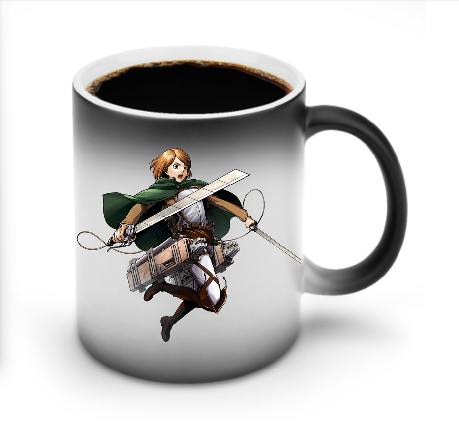 （画像用） 進撃の巨人 ペトラ·ラル Attack on Titan Petra Rall 温度変色マグカップ