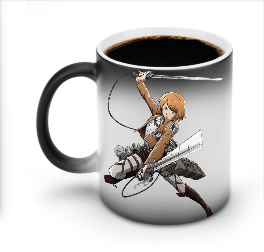 （画像用） 進撃の巨人 ペトラ·ラル Attack on Titan Petra Rall 温度変色マグカップ