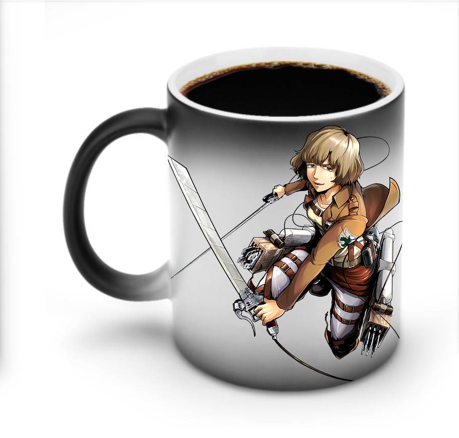 （画像用） 進撃の巨人 ヒツチ Attack on Titan Hitch 温度変色マグカップ