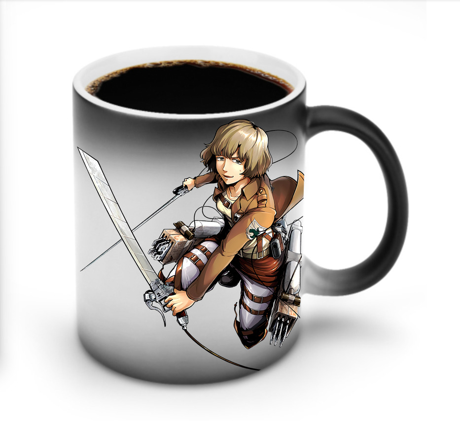（画像用） 進撃の巨人 ヒツチ Attack on Titan Hitch 温度変色マグカップ