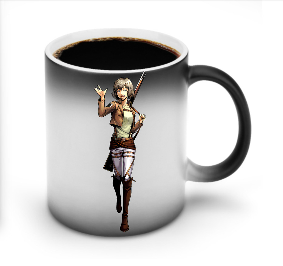 （画像用） 進撃の巨人 ヒツチ Attack on Titan Hitch 温度変色マグカップ