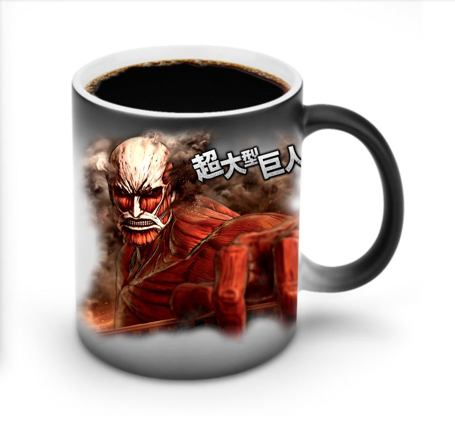 （画像用） 進撃の巨人 Attack on Titan 温度変色マグカップ