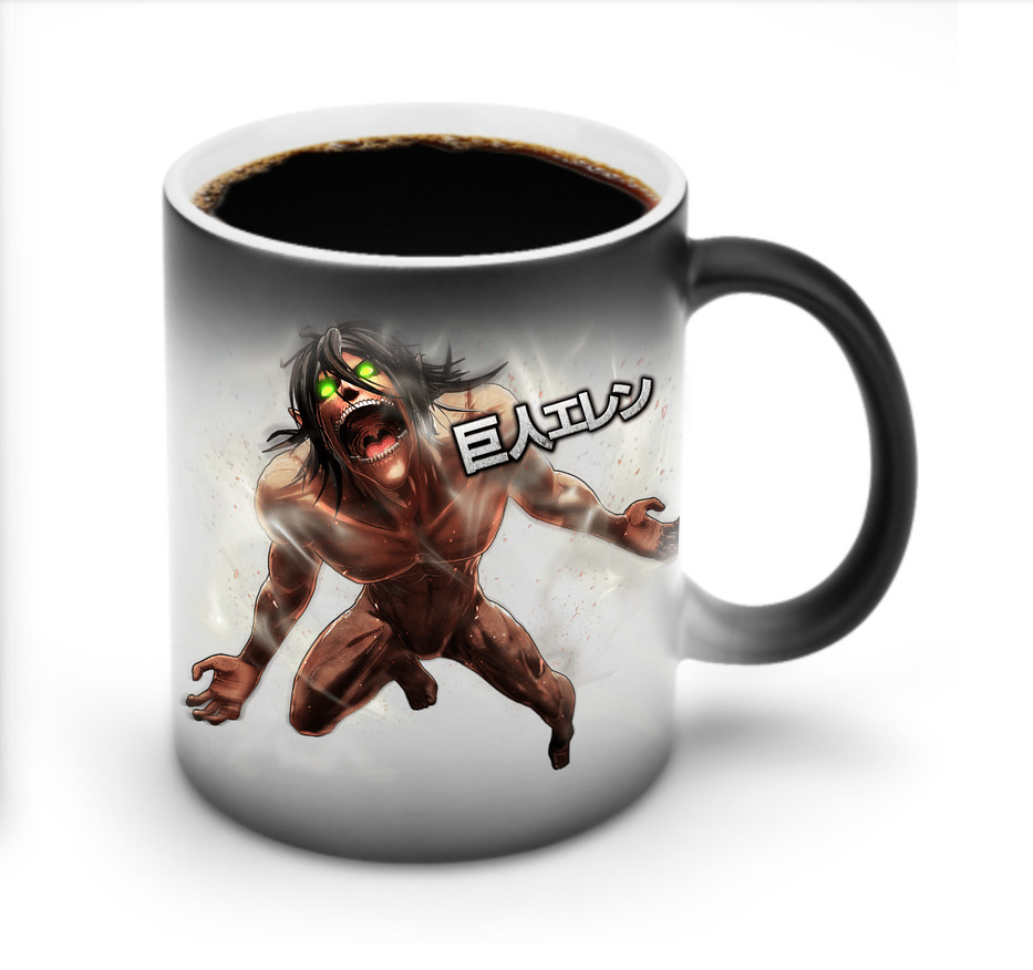 （画像用） 進撃の巨人 Attack on Titan 温度変色マグカップ
