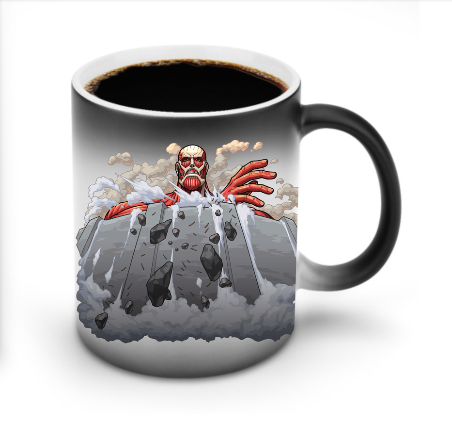 （画像用） 進撃の巨人 Attack on Titan 温度変色マグカップ