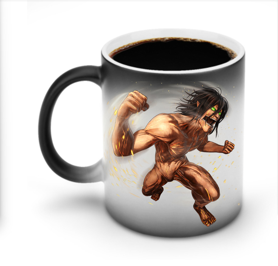 （画像用） 進撃の巨人 Attack on Titan 温度変色マグカップ