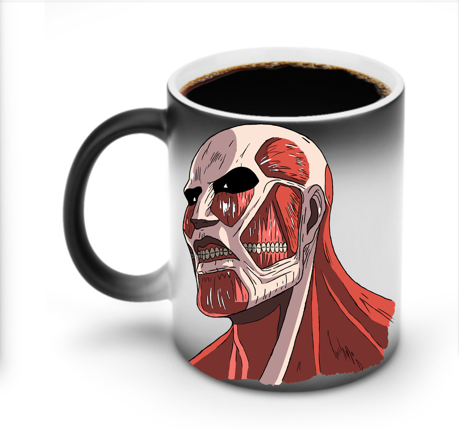 （画像用） 進撃の巨人 Attack on Titan 温度変色マグカップ