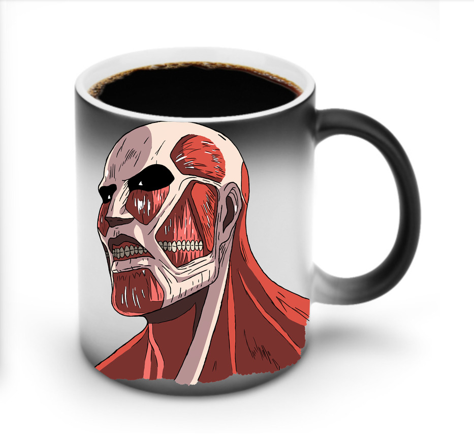 （画像用） 進撃の巨人 Attack on Titan 温度変色マグカップ