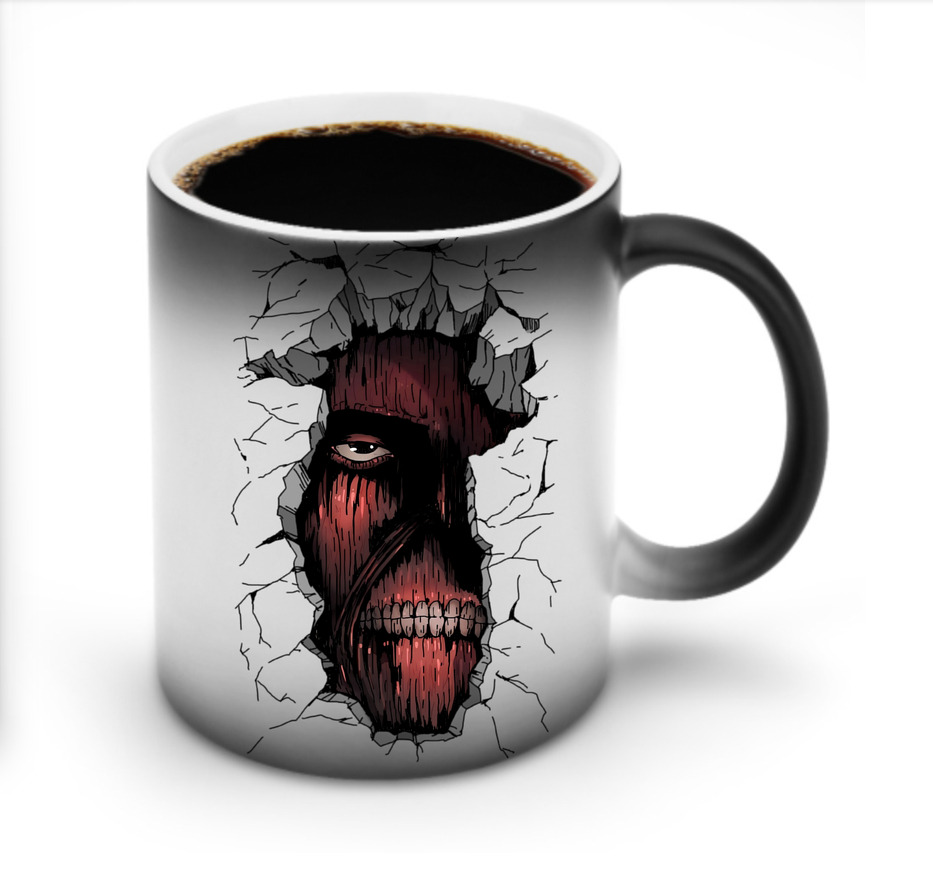 （画像用） 進撃の巨人 Attack on Titan 温度変色マグカップ