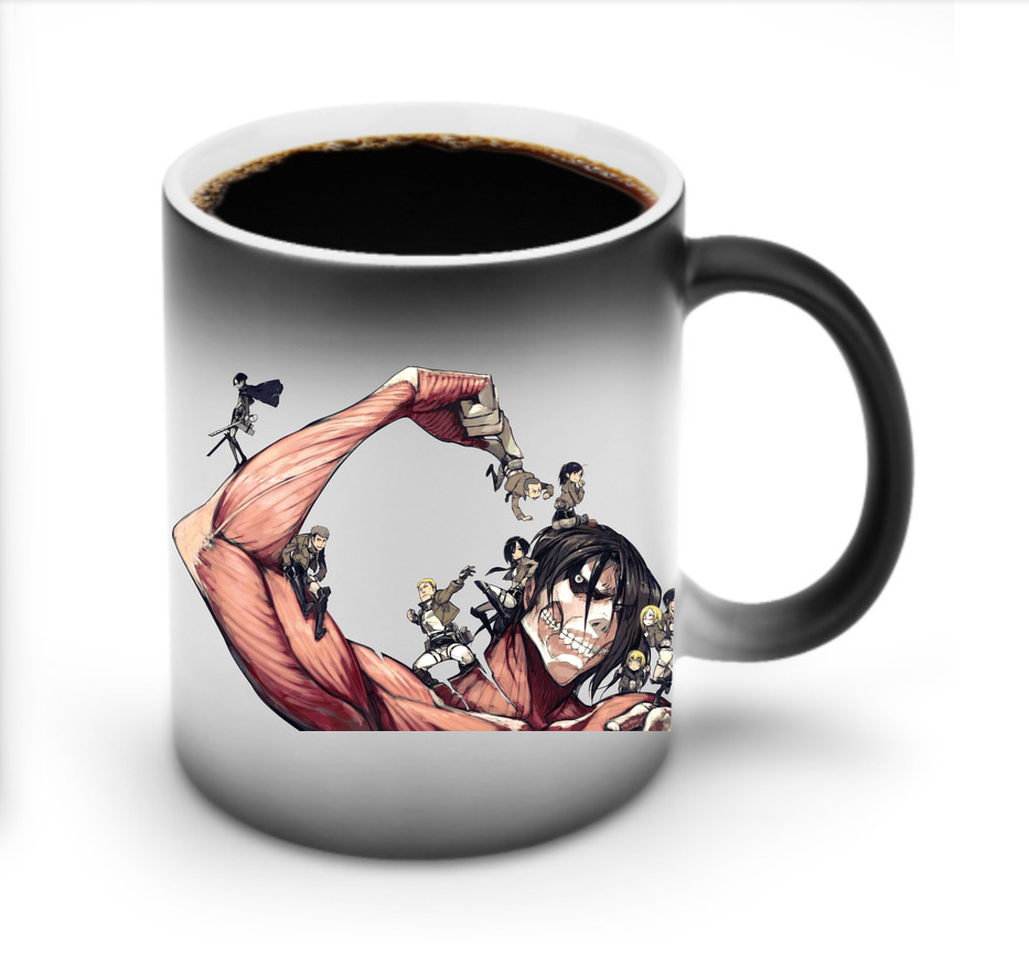 （画像用） 進撃の巨人 Attack on Titan 温度変色マグカップ
