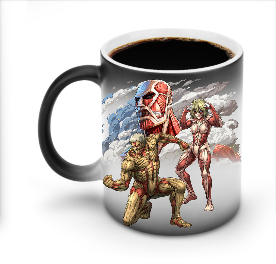 （画像用） 進撃の巨人 Attack on Titan 温度変色マグカップ