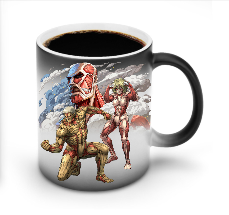 （画像用） 進撃の巨人 Attack on Titan 温度変色マグカップ