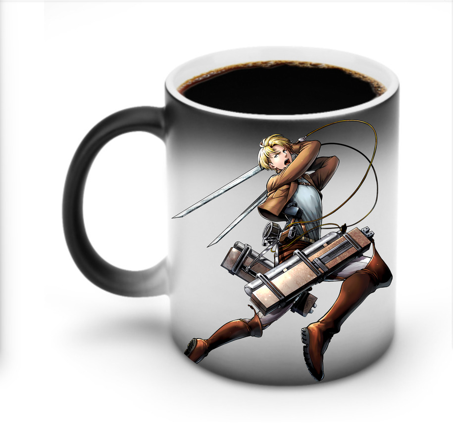 （画像用） 進撃の巨人 Attack on Titan 温度変色マグカップ